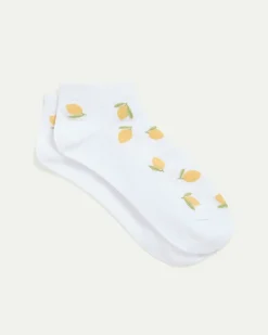Anklet Socks with Lemons