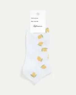 Anklet Socks with Lemons
