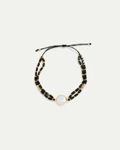 Beaded Bracelet with Pearl