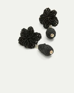 Beaded Floral Earrings