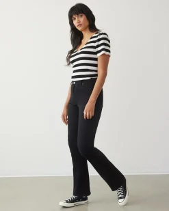 Boot-Leg Mid-Rise Jean