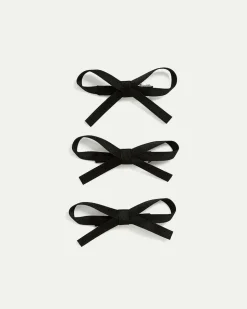 Bow Hair Clips - Set of 3