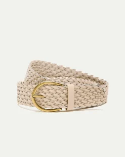Braided Faux Leather Belt