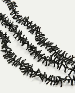 Coral-Effect Short Necklace