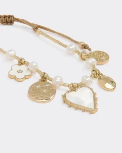 Cord Bracelet with Charms