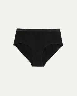 Cotton Hipster Panties with Lace Waistband - R Line