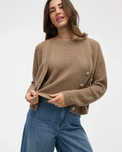 Crew-Neck Tank with Fancy Stitches
