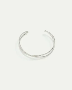 Criss-Cross Open Cuff Bracelet