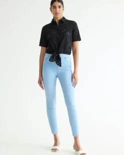 Cropped Denim Legging - R Essentials - Petite