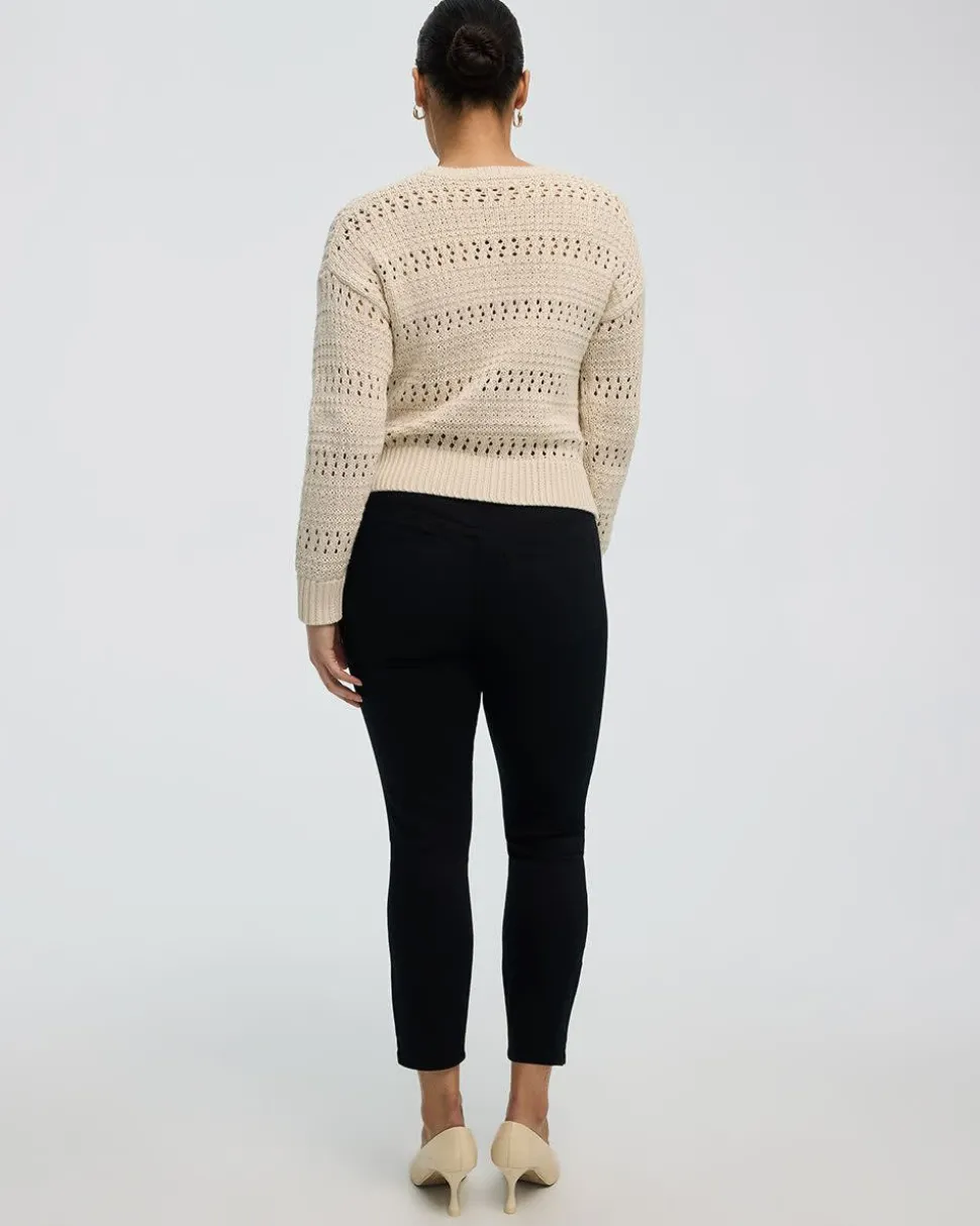 Cropped Denim Legging Pants - R Essentials
