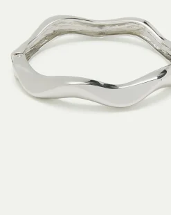 Curved Organic Cuff Bracelet