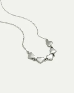 Delicate Chain with Heart Station