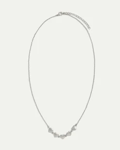 Delicate Chain with Heart Station