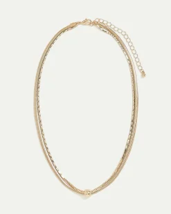 Double Snake Chain with Bead