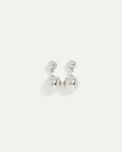 Earrings with Spherical Pendants