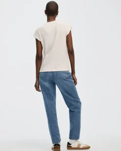 Extended-Sleeve Crew-Neck T-Shirt