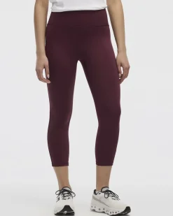 High-Rise Pulse Capri Legging with Compression Waistband - Hyba