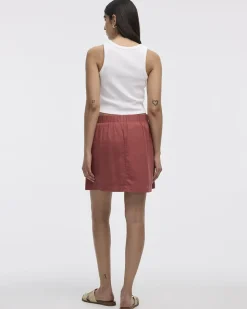 Linen Blend Skort