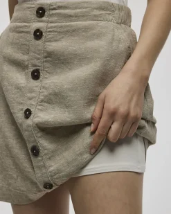 Linen Blend Skort