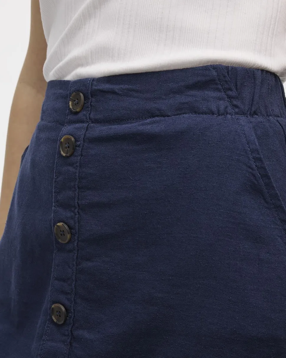 Linen Blend Skort