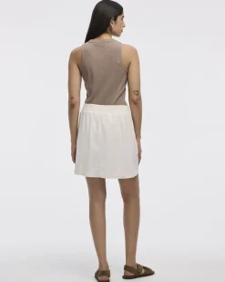Linen Blend Skort