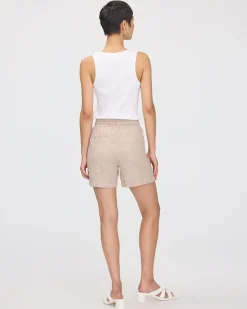 Linen Shorts with Drawstring