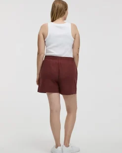 Linen-Blend Shorts with Drawstring