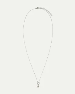 Long Necklace with Orb Pendant