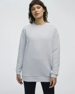 Long-Sleeve Crew-Neck Ottoman Tunic - Hyba