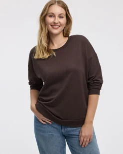 Long-Sleeve Crew-Neck Sweatshirt - R Essentials