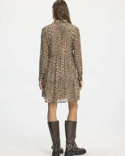 Long-Sleeve Shirt-Collar Tiered