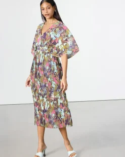 Maxi Dress with V Neckline