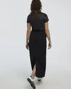 Midi Skirt with Cargo Pockets - Hyba