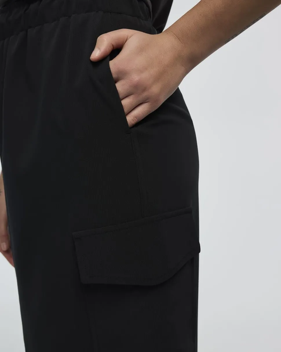 Midi Skirt with Cargo Pockets - Hyba