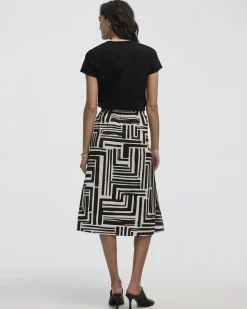 Midi Skirt with Side Slits
