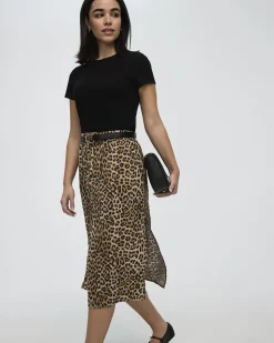 Midi Skirt with Side Slits