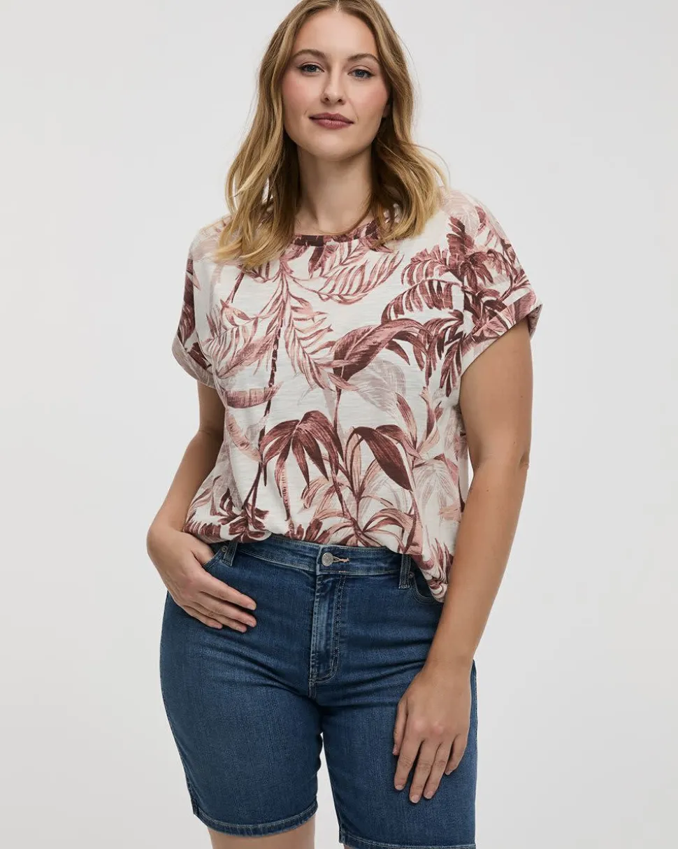 Mid-Rise Denim Bermuda