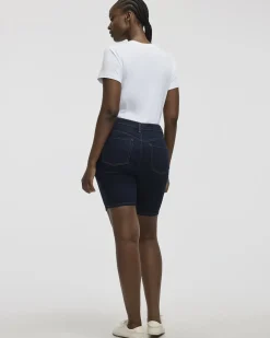 Mid-Rise Denim Bermuda