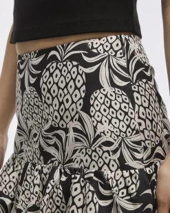 Mini Skirt with Ruffled Hem