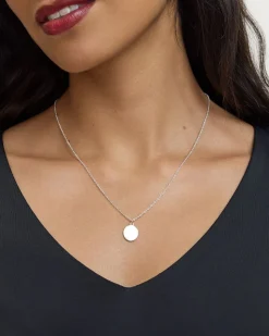 Necklace with Oval Pendant