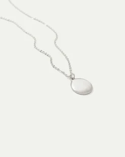 Necklace with Oval Pendant