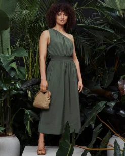 One-Shoulder Maxi Dress - Toni Fifi. x Reitmans