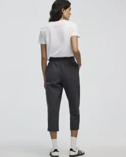 Poplin Capri Pants