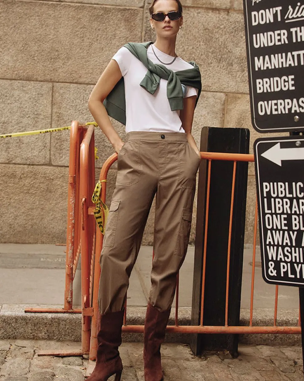 Poplin Jogger with Cargo Pockets