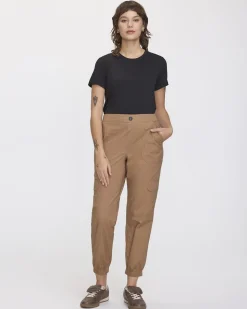 Poplin Jogger with Cargo Pockets