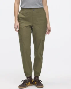 Poplin Jogger with Cargo Pockets