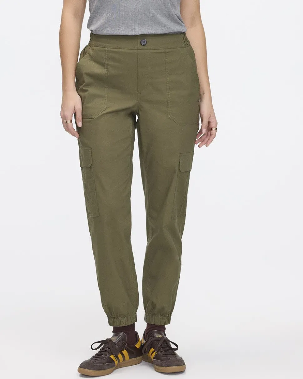 Poplin Jogger with Cargo Pockets