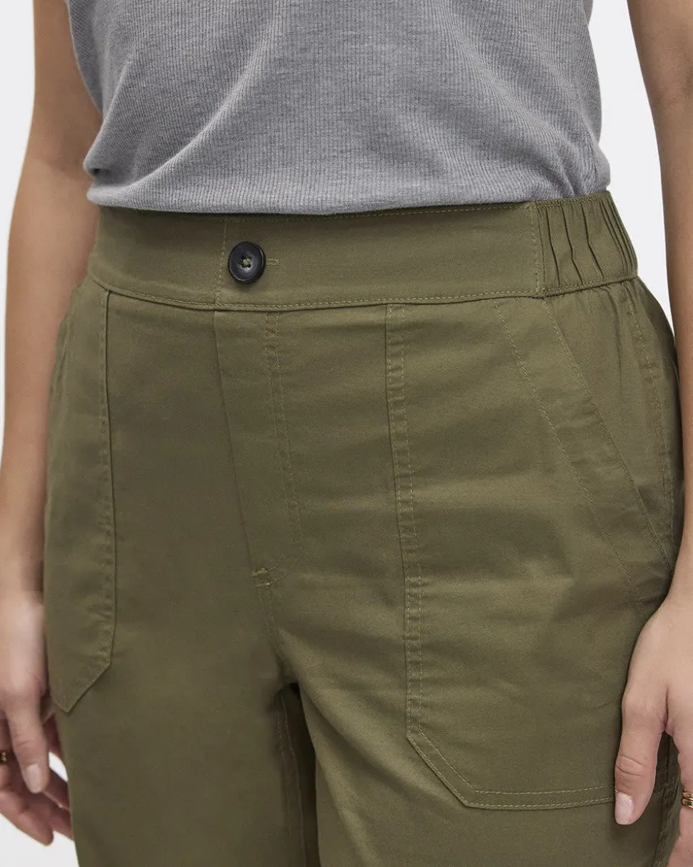 Poplin Jogger with Cargo Pockets