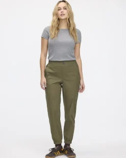 Poplin Jogger with Cargo Pockets