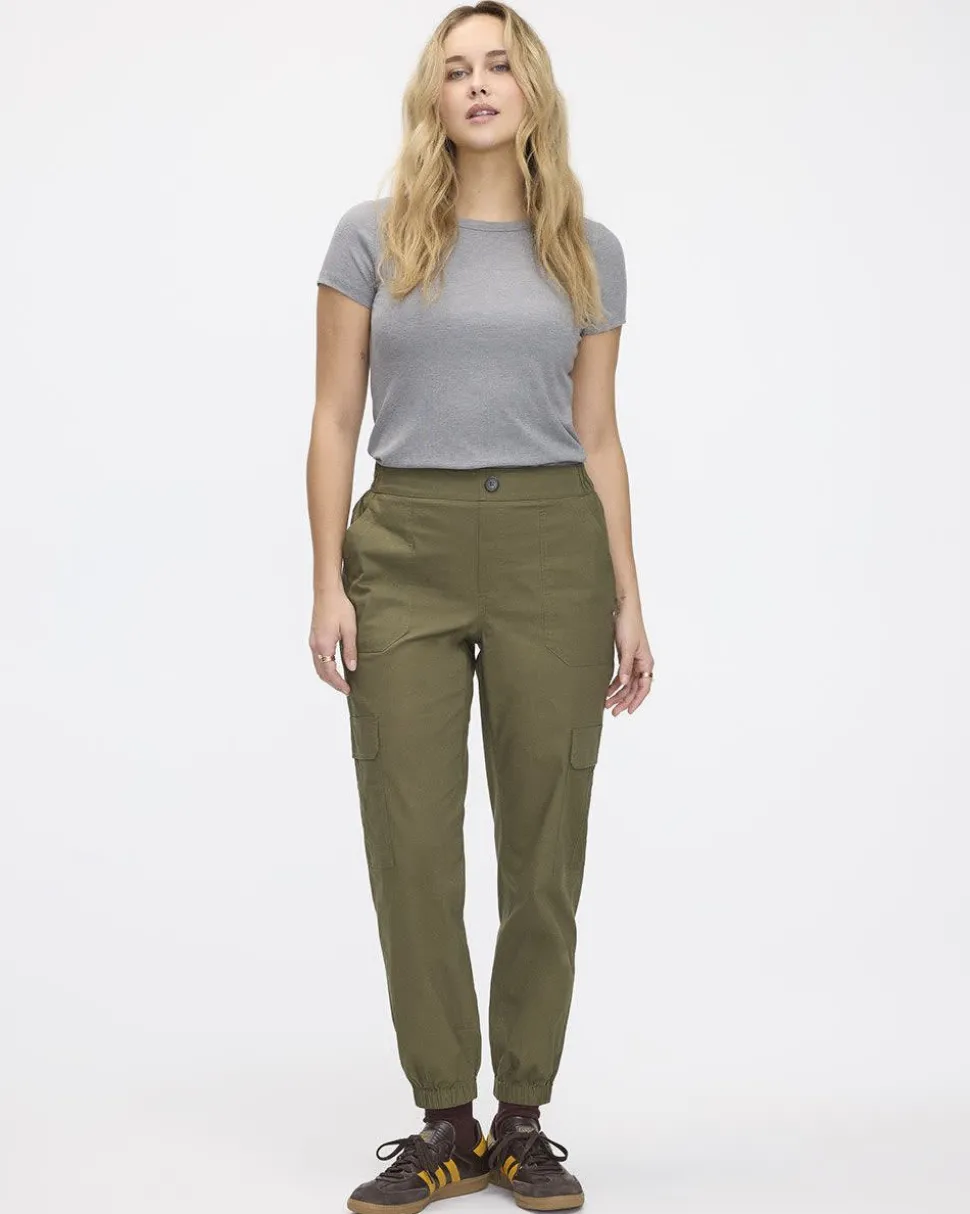 Poplin Jogger with Cargo Pockets